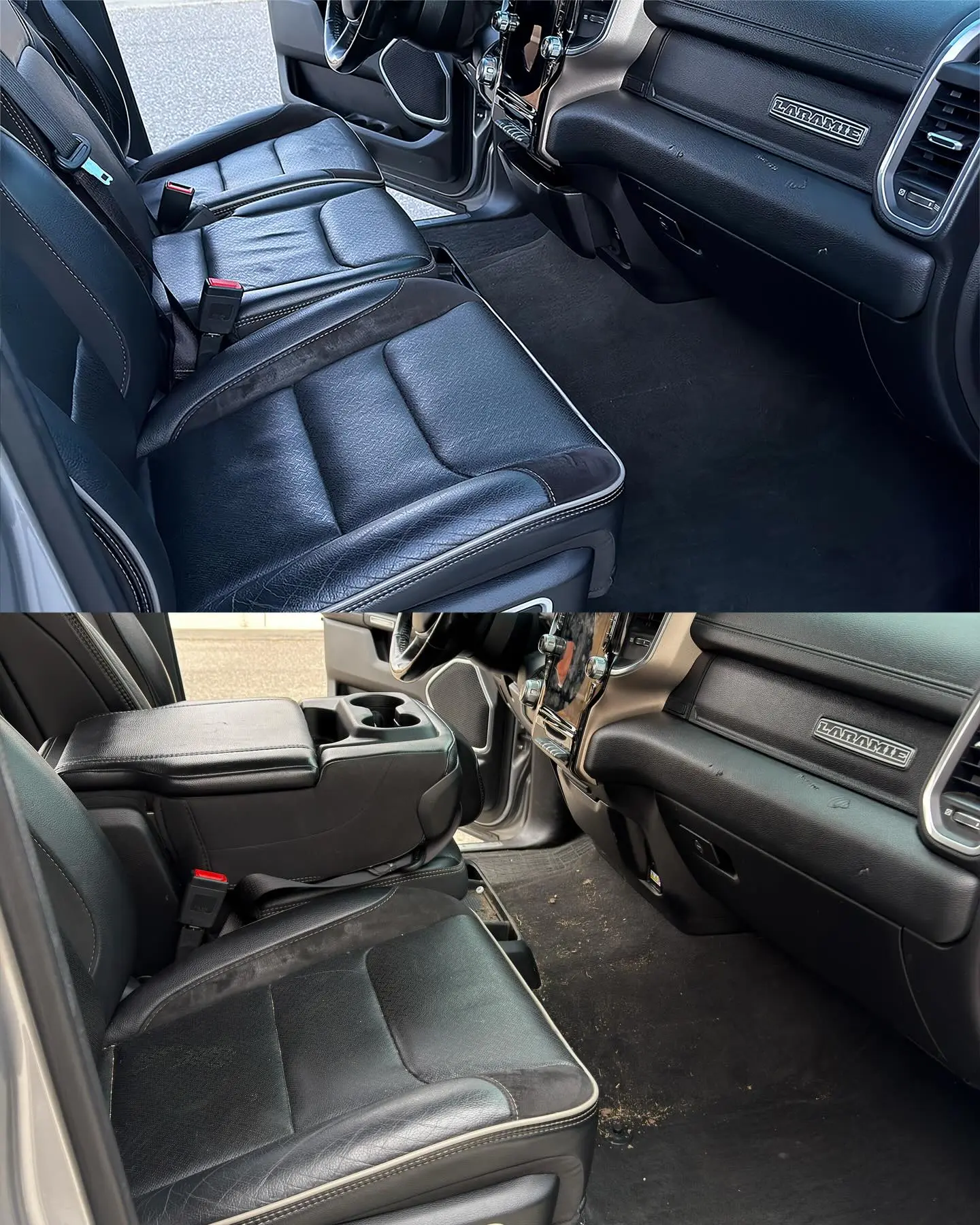 Ram Laramie seats and plastics detailed to showroom condition